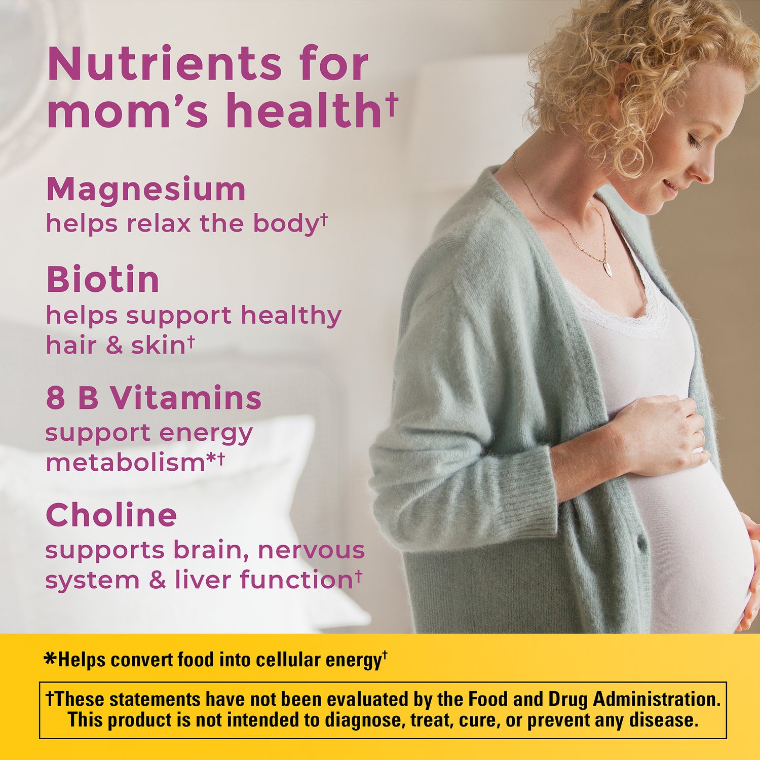 Prenatal Multivitamins + Choline Capsules | 