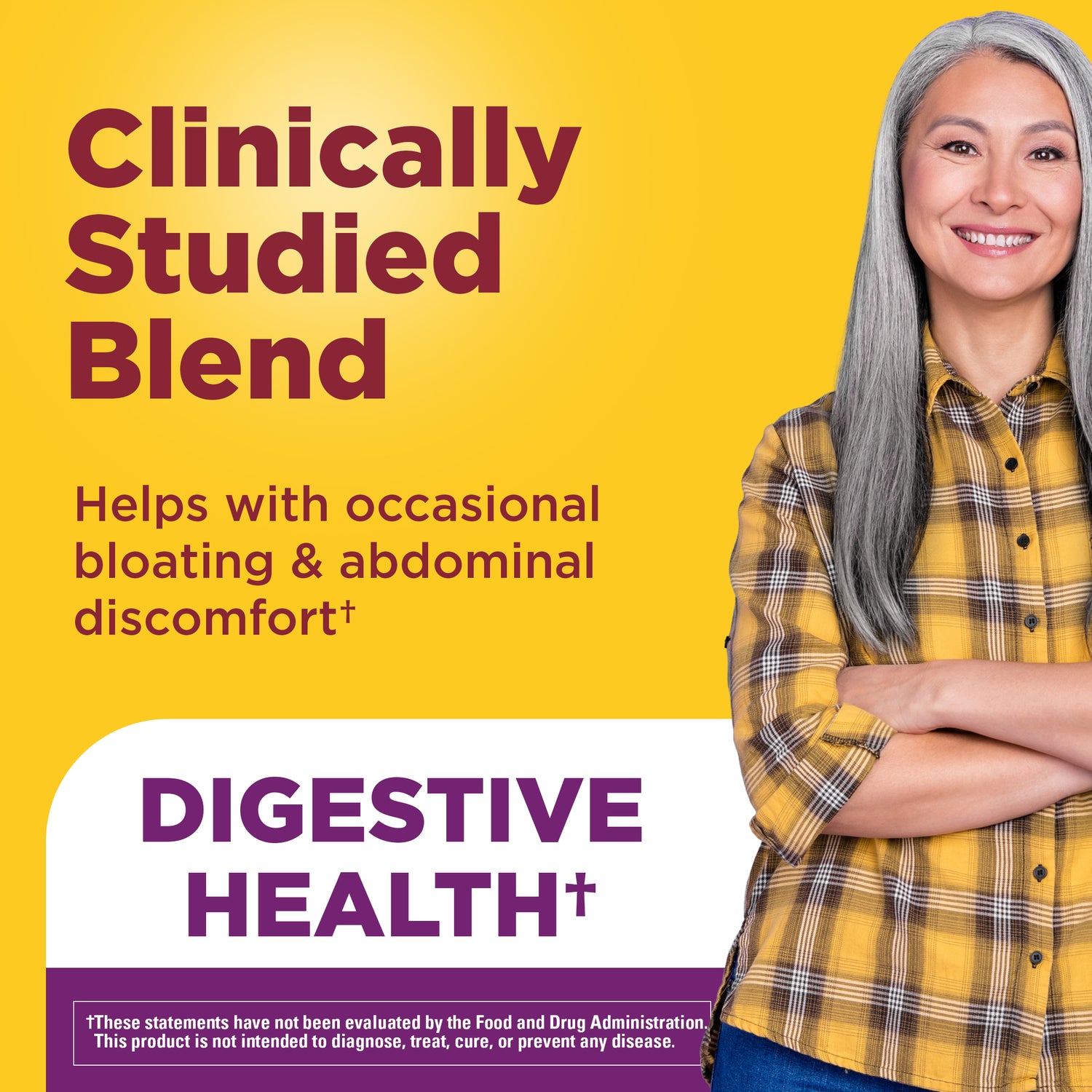 Digestive Enzymes 5-in-1 Blend Chewable Tablets | Digestive enzyme supplement highlighting 5‑in‑1 enzyme blend to support digestive health and reduce bloating.