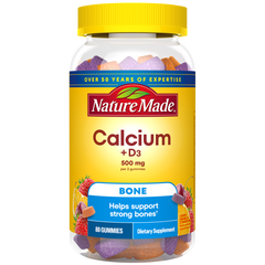 Calcium Gummies 500 mg per serving with Vitamin D3