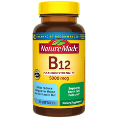 Vitamin B12 Maximum Strength 5000 mcg Softgels