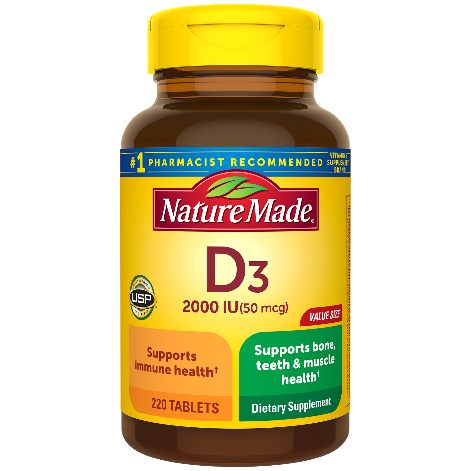 Vitamin D3 2000 IU (50 mcg) Tablets | 220