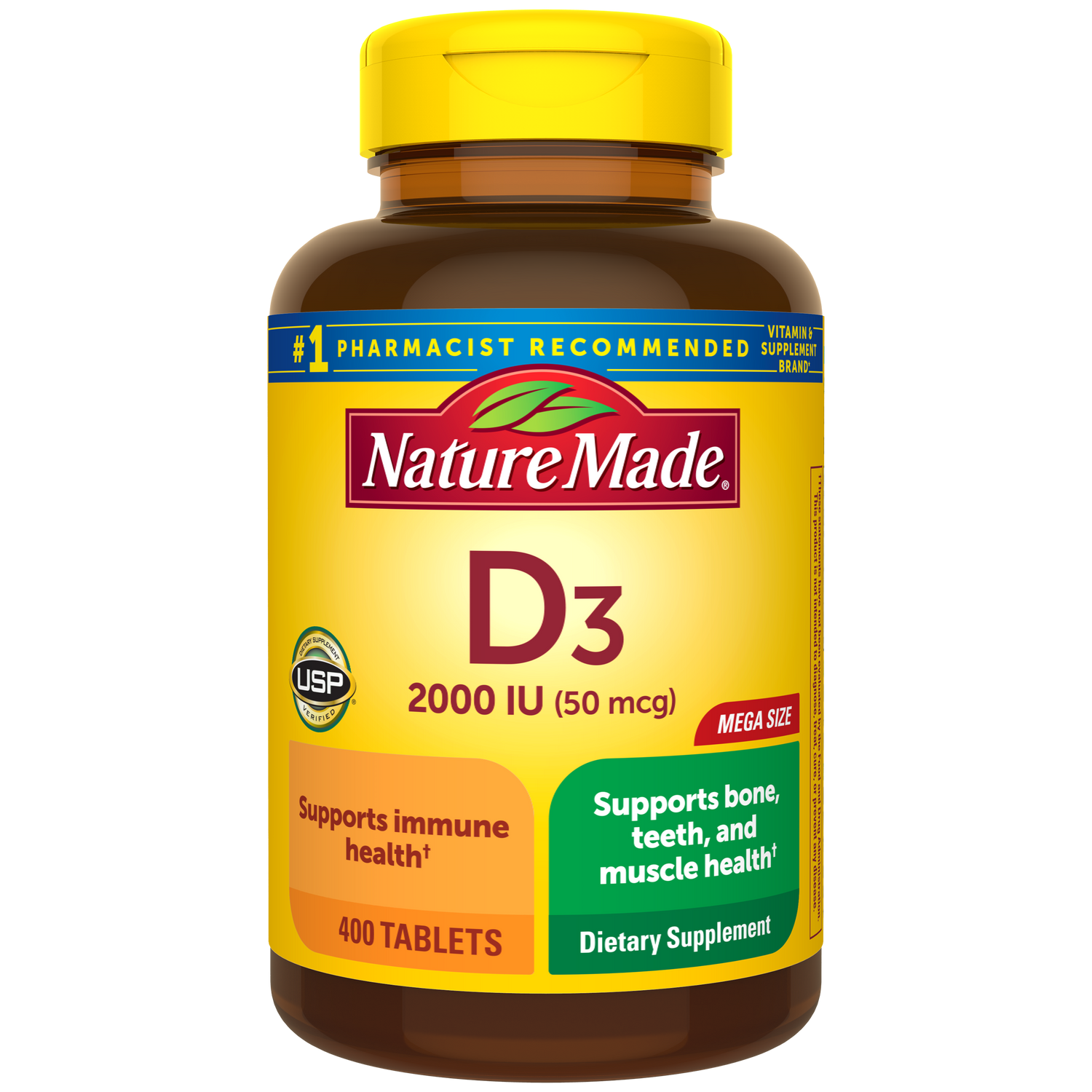 Vitamin D3 2000 IU (50 mcg) Tablets | 400