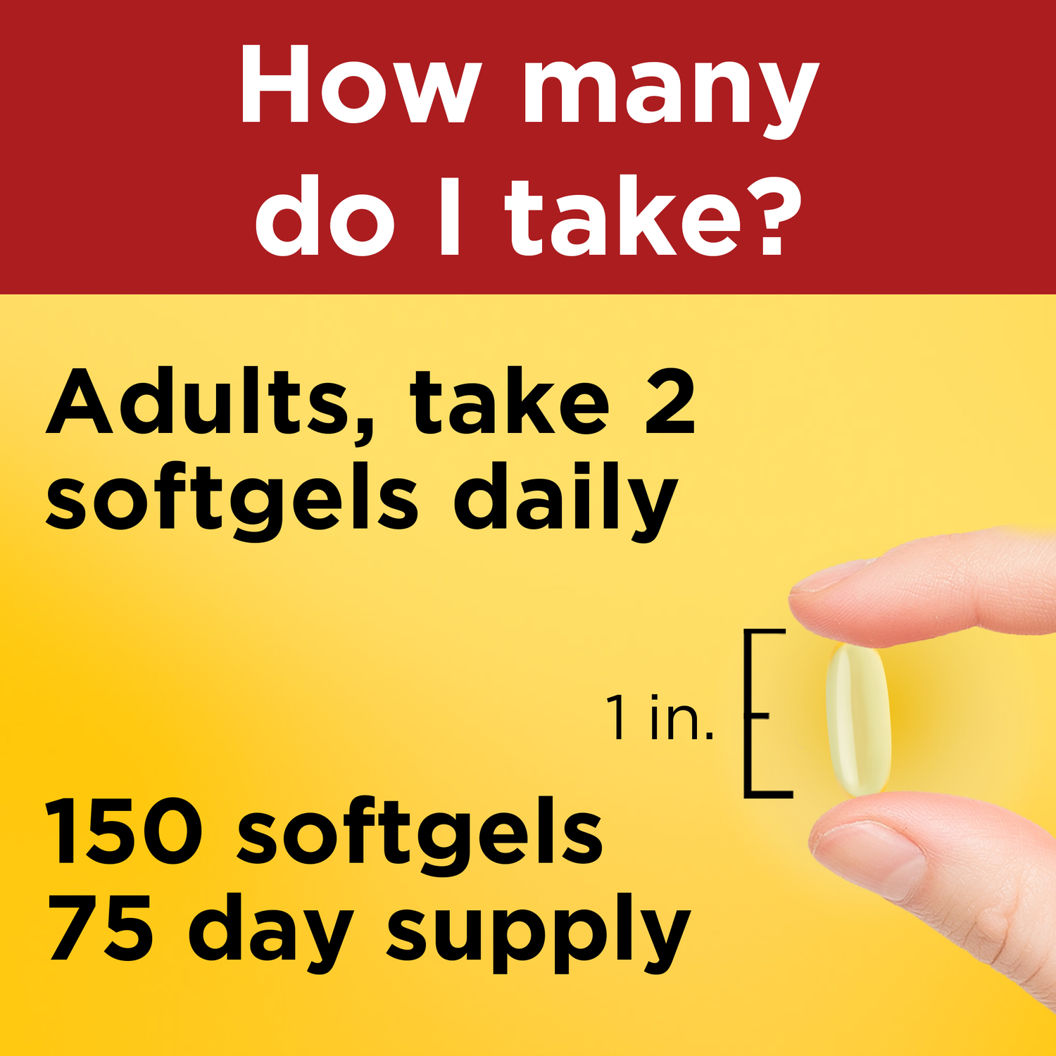 Fish Oil 1200 mg Softgels | 150